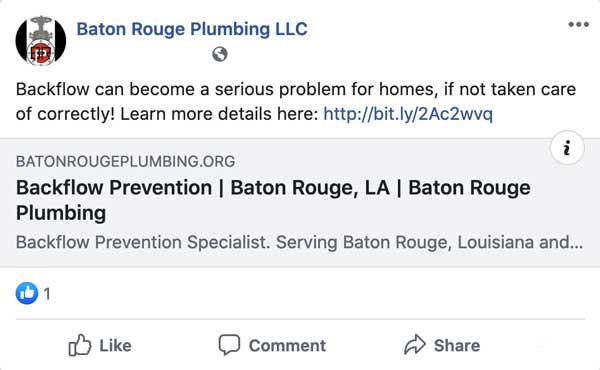 baton rouge plumber digital marketing social media management