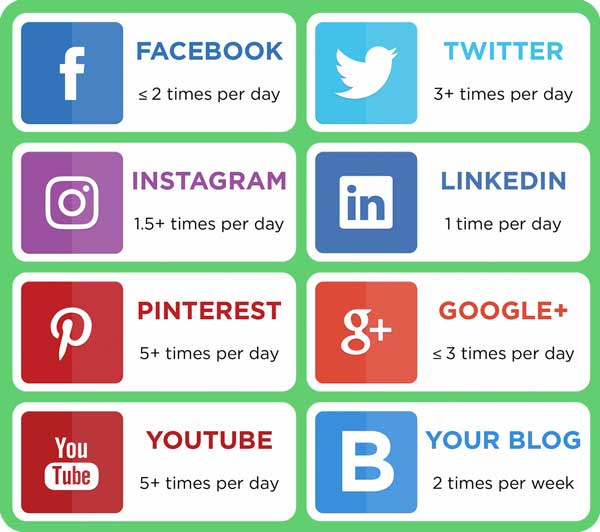 how often plumbing companies should post on social media