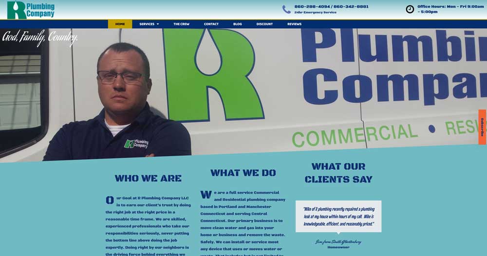 Top 100 Plumbing Websites for Inspiration