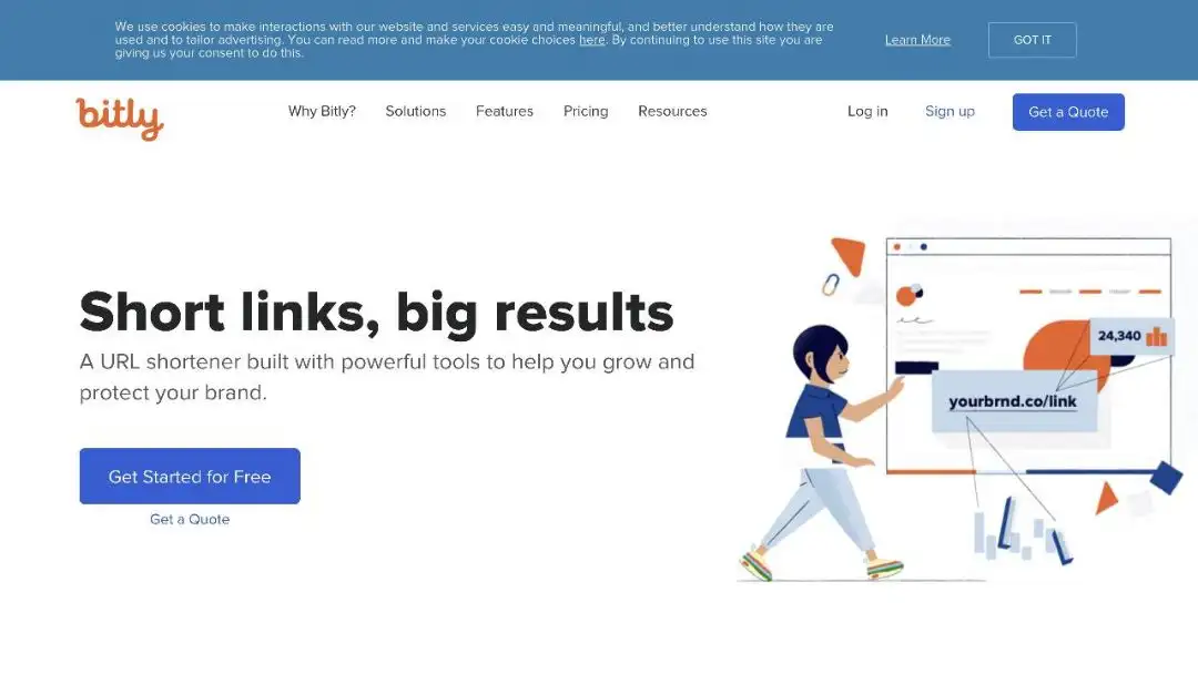 bitly digital marketing tool for dentists