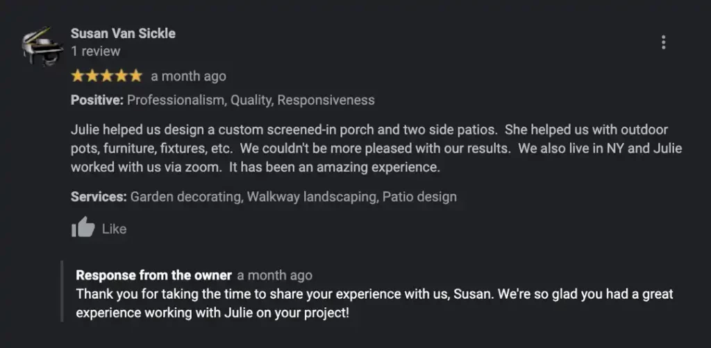 how to respond to positive review online