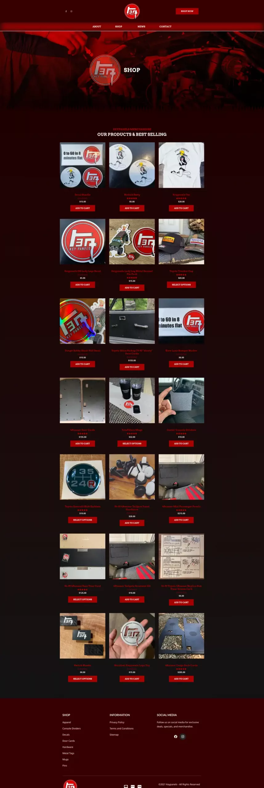 keypanels ecommerce website ecommerce shop capture